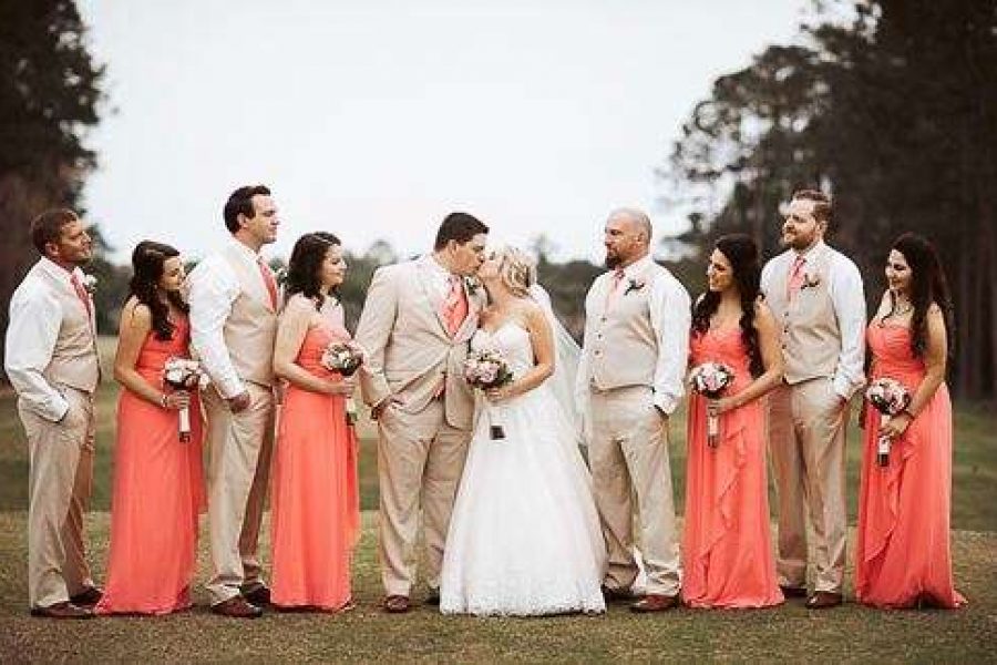Wedding party at Eagle Harbor in Fleming Island